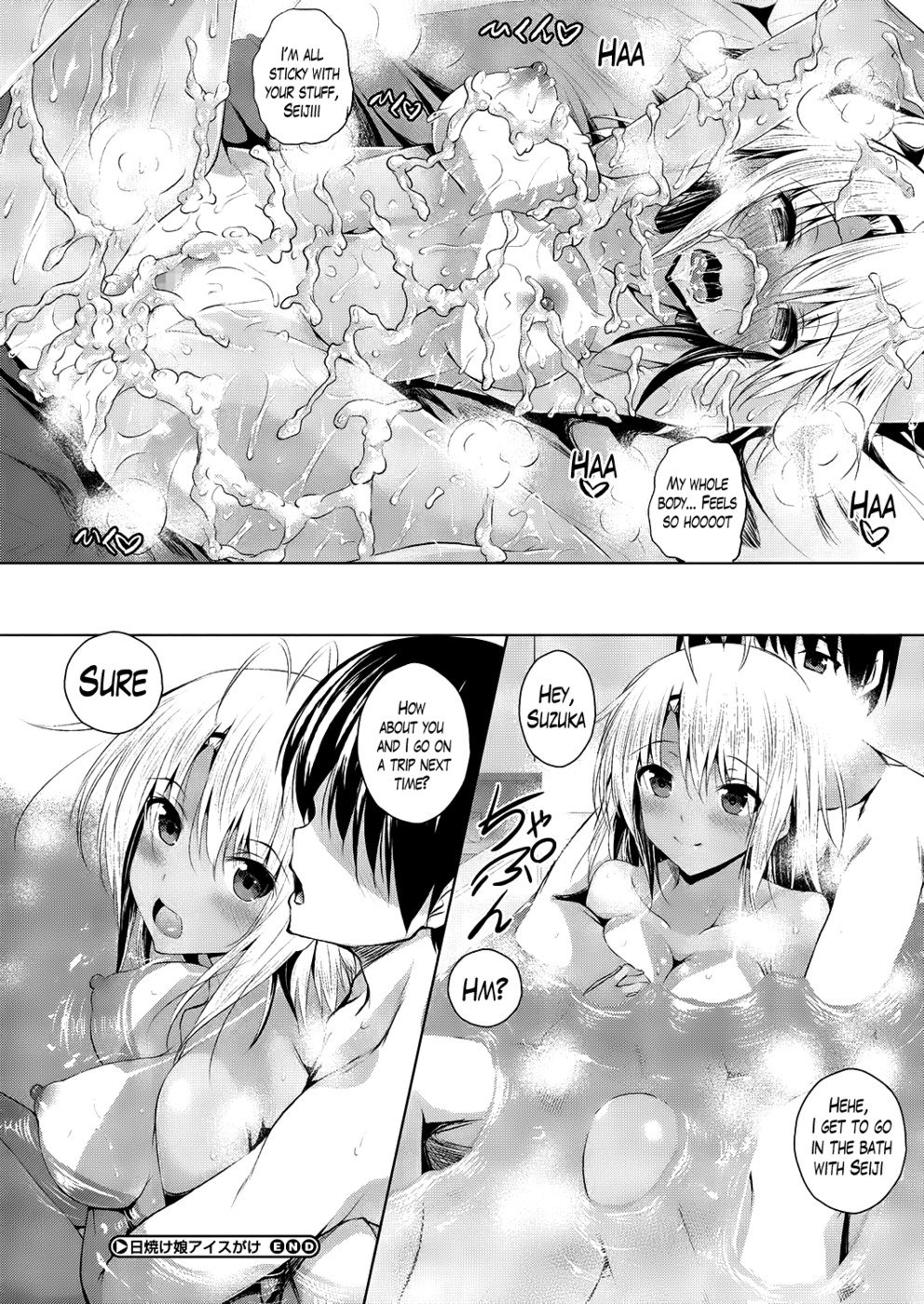 Hentai Manga Comic-Sun-Tanned Girl with Ice Cream on Top-Read-16